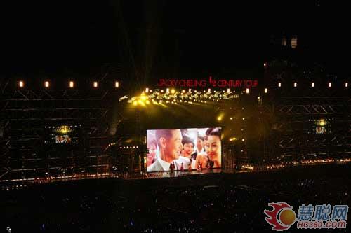 视爵光旭LED显示屏陪伴张学友创纪录