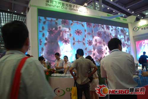 齐普光电LED显示屏绽放2011深圳光博会