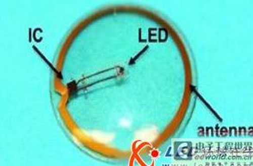 超级隐形眼镜装上LED灯 扮酷新方法