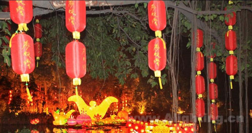 LED点亮广东省首届花灯文化节 欢乐闹元宵