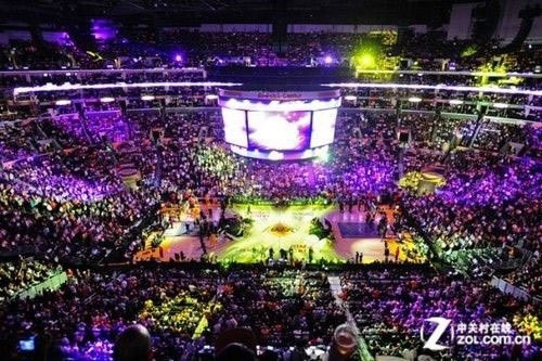 扬威美职篮 锐拓LED屏助力斯台普斯