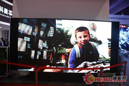 联建光电室内全彩电视屏惊艳广州国际LED展