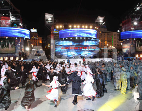 艾比森乌克兰舞台屏荣膺十佳LED显示应用工程