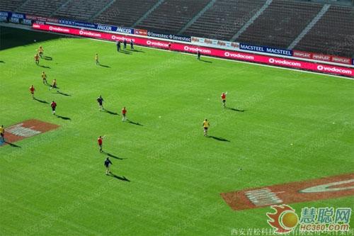 青松科技90块球场屏落户南非开普敦足球场