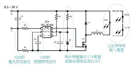 不同DC-DC LED照明应用的高能效驱动器方案