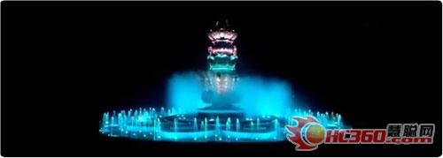 富昌携手乐雷打造国内首例LED灯光音乐喷泉秀 富昌携手乐雷打造国内首例LED灯光音乐喷泉秀
