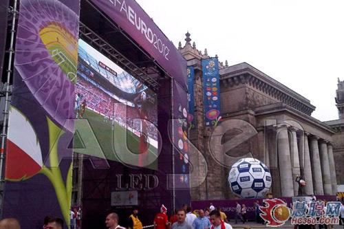 酣战欧洲杯 艾比森LED大屏赛场内外绽放光彩