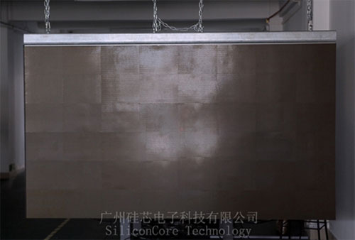 硅芯电子兰花大屏幕尺寸高清LED显示屏面世 硅芯电子兰花大屏幕尺寸高清LED显示屏面世