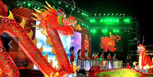 LED点亮广东省首届花灯文化节 欢乐闹元宵