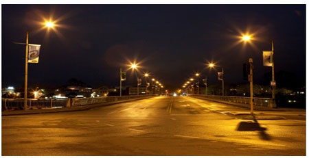 GE优质LED道路照明系统添彩新西兰历史古桥