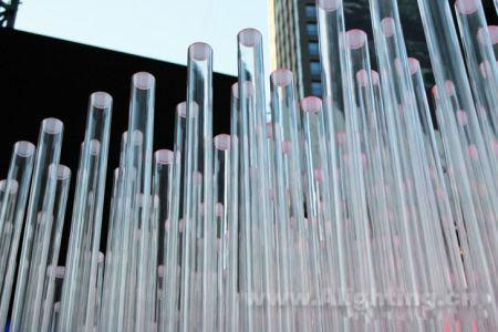 情人节之心LED发光雕塑亮相纽约时代广场