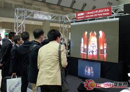 硅芯兰花屏在日本平板显示展中再次引起轰动