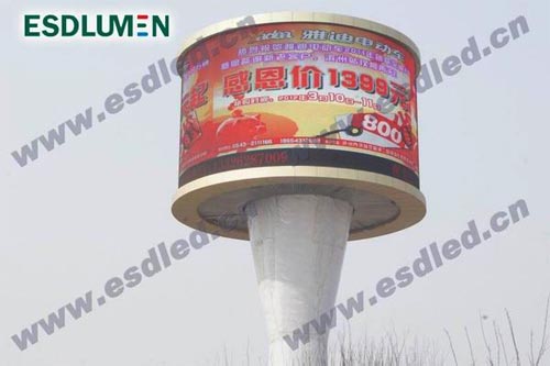 易事达签下山东滨州P20圆柱LED广告屏