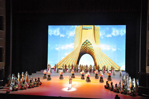 路升LED屏添彩上合组织理事会文艺晚会（图）