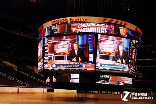 扬威美职篮 锐拓LED屏助力斯台普斯