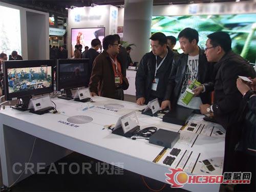 CREATOR快捷超薄贵视LED屏亮相广州LED展
