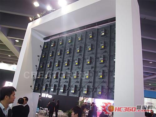CREATOR快捷超薄贵视LED屏亮相广州LED展