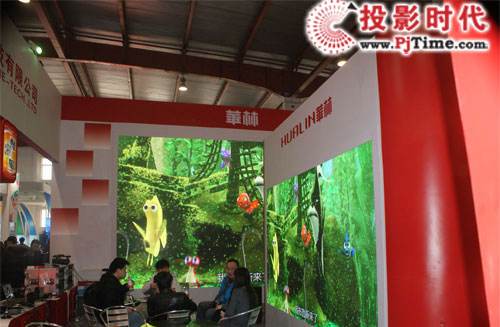 CCBN 2012华林视通LED显示屏大放异彩