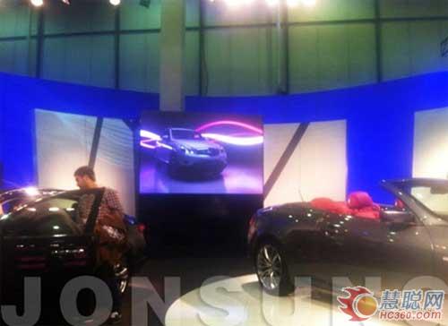 中祥创新LED显示屏牵手保时捷亮相土耳其国际车展