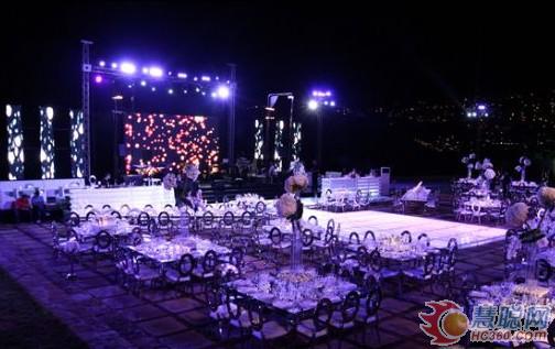 视爵光旭打造黎巴嫩婚庆LED显示屏 视爵光旭打造黎巴嫩婚庆LED显示屏