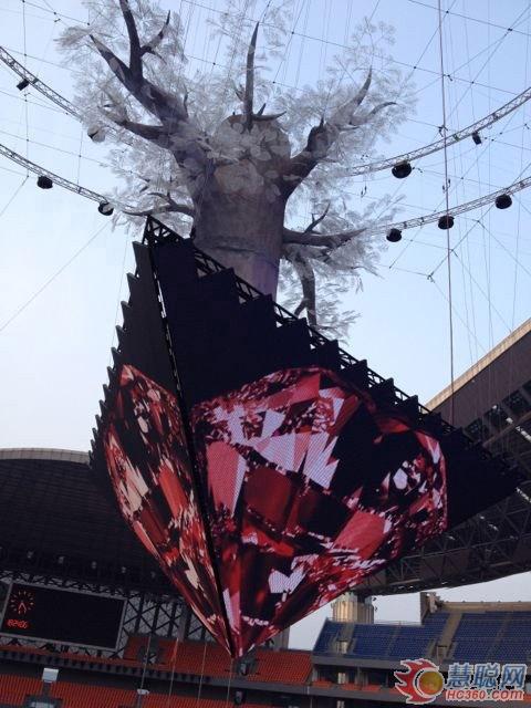 雷凌显示屏现身南宁国际民歌艺术节