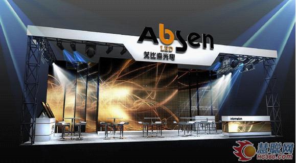 前维护无限轻薄 艾比森全新租赁LED屏参展PALM 2013