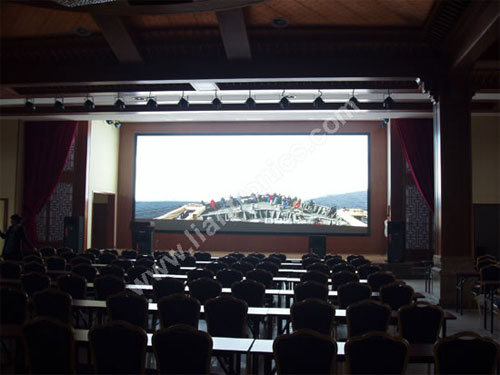 联建光电全彩LED显示屏成功应用唐人神集团