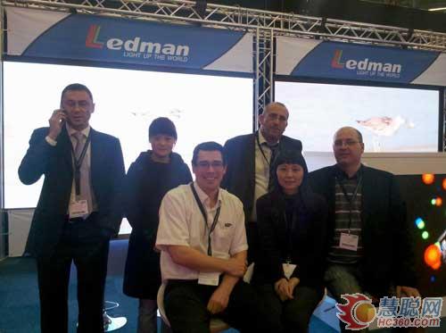 雷曼光电LED显示屏新产品亮相荷兰ISE展