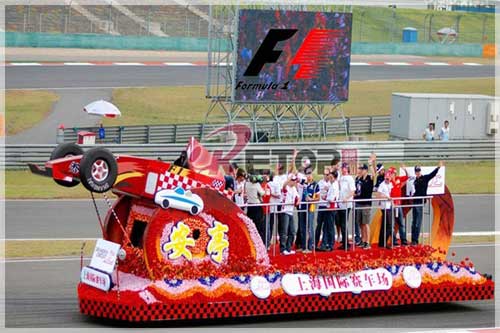 锐拓显示LED屏亮相上海F1大奖赛