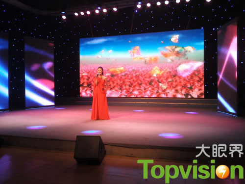 大眼界高端LED显示屏落户临汾广播电视台