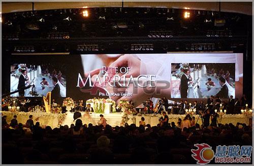 锐拓显示LED显示屏进驻印尼大教堂 锐拓显示LED显示屏进驻印尼大教堂