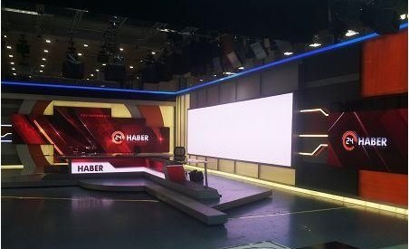 中祥创新LED显示屏闪亮土耳其国家电视台