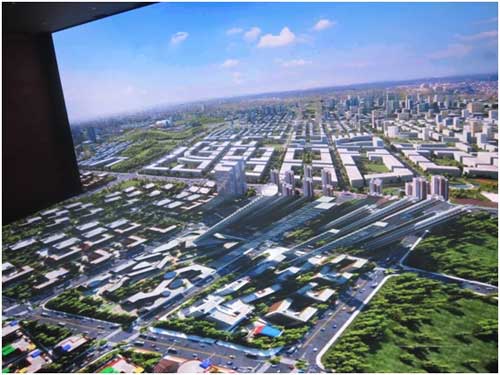 全球最大室内L巨型LED显示屏亮相武汉光谷