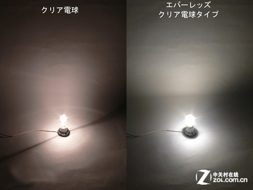 LED+白炽灯 松下推CLEAR LED两用灯泡