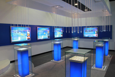 雷曼光电企业展示厅顺利完工并正式投入使用