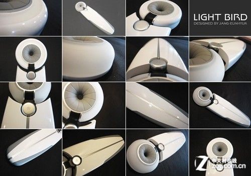 飞舞的羽毛 “Light Bird”太阳能LED灯