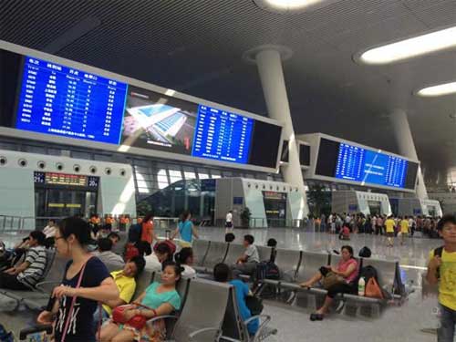 联建光电LED显示屏成功助跑宁杭高铁、杭甬高铁