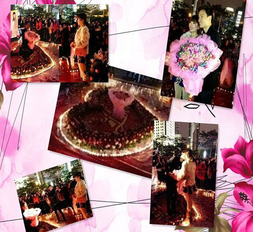 京基大厦郜林求婚 租天价LED屏幕突断电