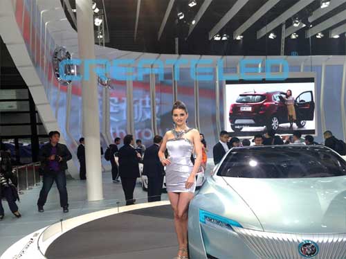 创显高清LED显示屏亮相2013上海国际汽车展