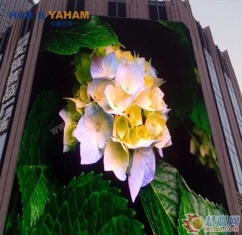 大族元亨第二代无缝转角梦幻魔屏落户天津