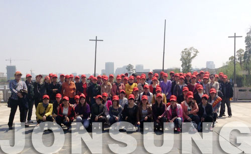 安徽四通光电举行踏青活动 畅游池州杏花村