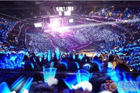 格莱美女神上海激情巡演 三思全彩LED斗形屏全力助阵