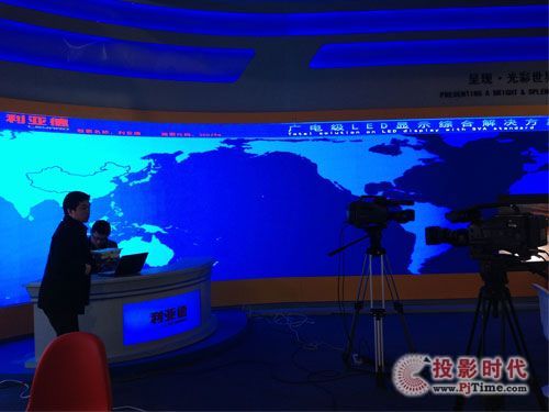 CCBN 2014：小间距LED显示屏成演播室新宠