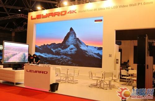 利亚德4K超高清LED电视领创ISE 2014视觉风潮