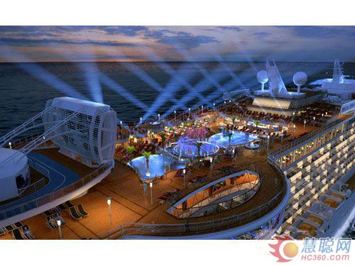 达科全球最大LED视频显示墙闪耀公主邮轮