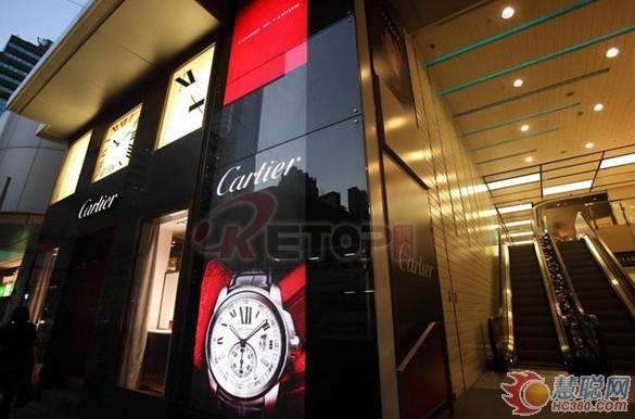 卡地亚奢华惊艳 锐拓户外全彩LED屏香港助阵