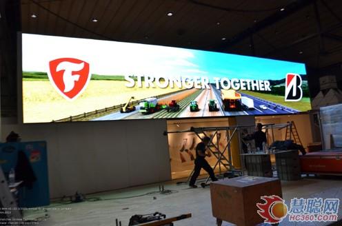 光祥极致高清p3.91led显示屏 点亮德国普利司通