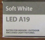 沃尔玛60W-LED 灯泡内部图解