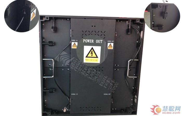 科维P4.81黑灯箱体实现金手指接插技术