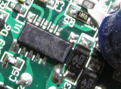沃尔玛60W-LED 灯泡内部图解